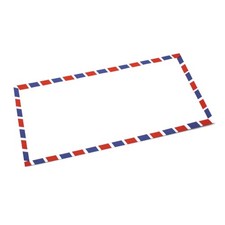 5/15/20pcs Envelope With Aviation Simple 115x225mm Airmail Envelopes