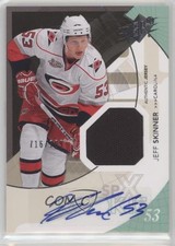2010-11 SPx Rookie Auto Jersey 716/799 Jeff Skinner #189 Auto 0a1