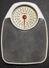 Vintage EKS Bathroom Medical Scales Large Working Retro Max 150 Kg / 23 Stone