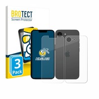 3X Panzerfolie Schutzglas Apple Iphone 17E (Display+RüCkseite) Displayschutz