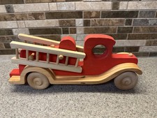 Wooden Fire Truck