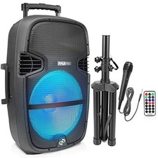 Pyle PPHP1548B Portable Bluetooth PA Speaker System - 1000W Outdoor Bluetooth