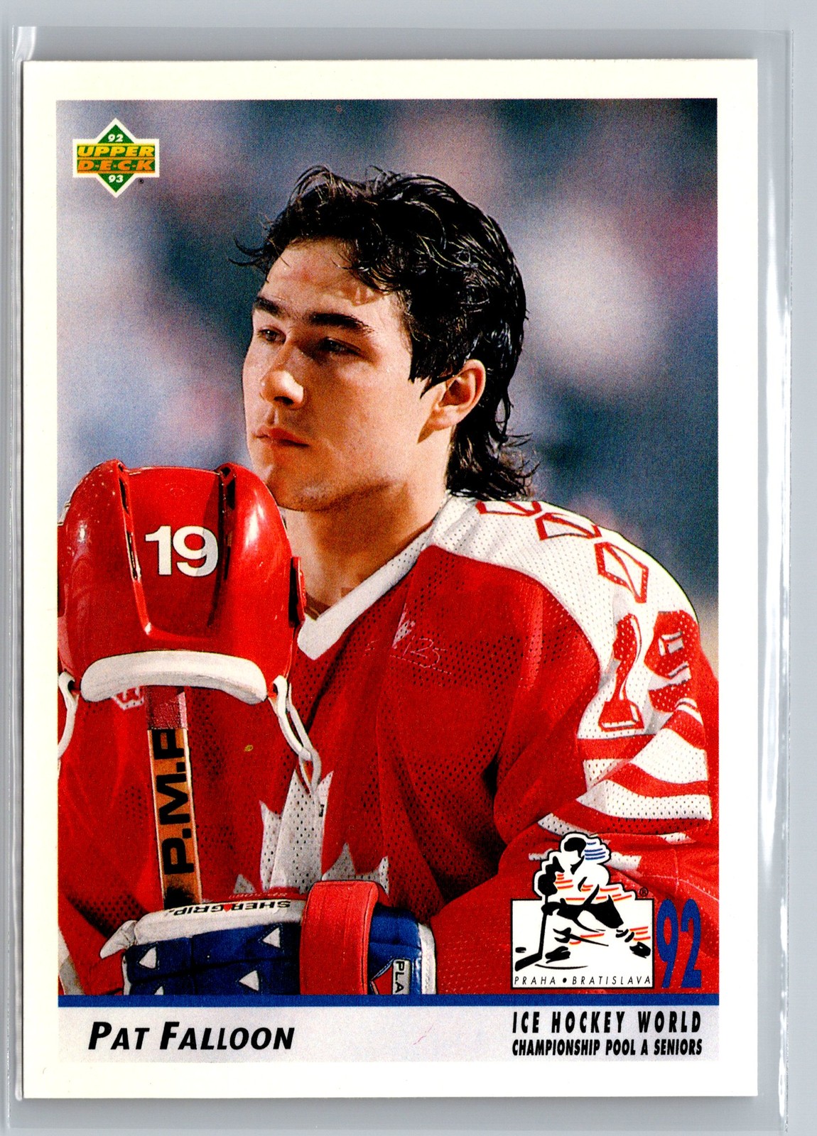 1992-93 Upper Deck #386 Pat Falloon Canada