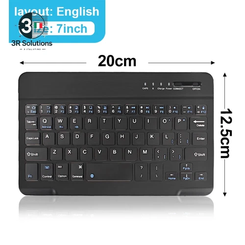 Tastiera Wireless Bluetooth Mini Tastiera per Laptop Tablet Telefono Ipad Tastie