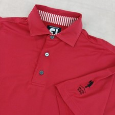 Footjoy Medium Mens Shirt Prodry Lisle Golf Polo Falcon Ridge FLAWS 23x27