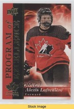 2018 Team Canada Juniors Program of Excellence Alexis Lafreniere #POE-1 READ au7