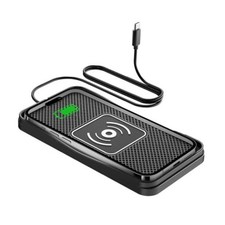 15W Non-Slip Wireless Car Charger Pad Type-C 15W Fast Wireless 7"Lx 3.5"W