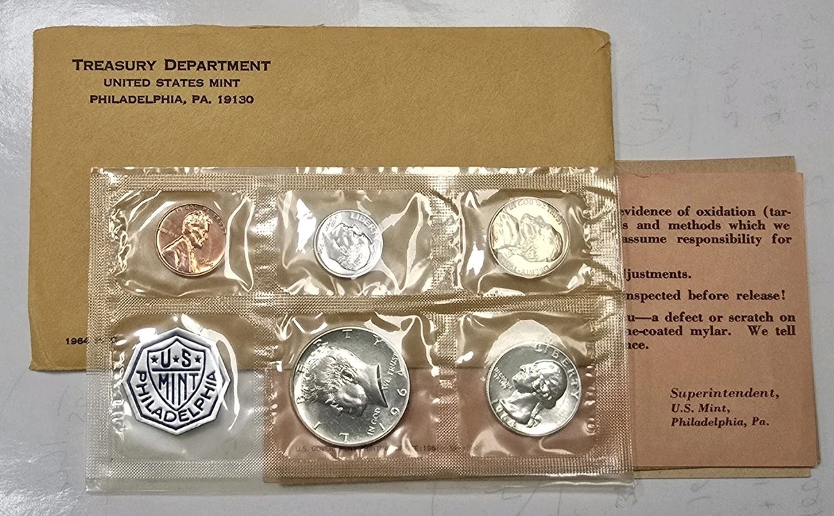1964 美国硬币精制套币| eBay