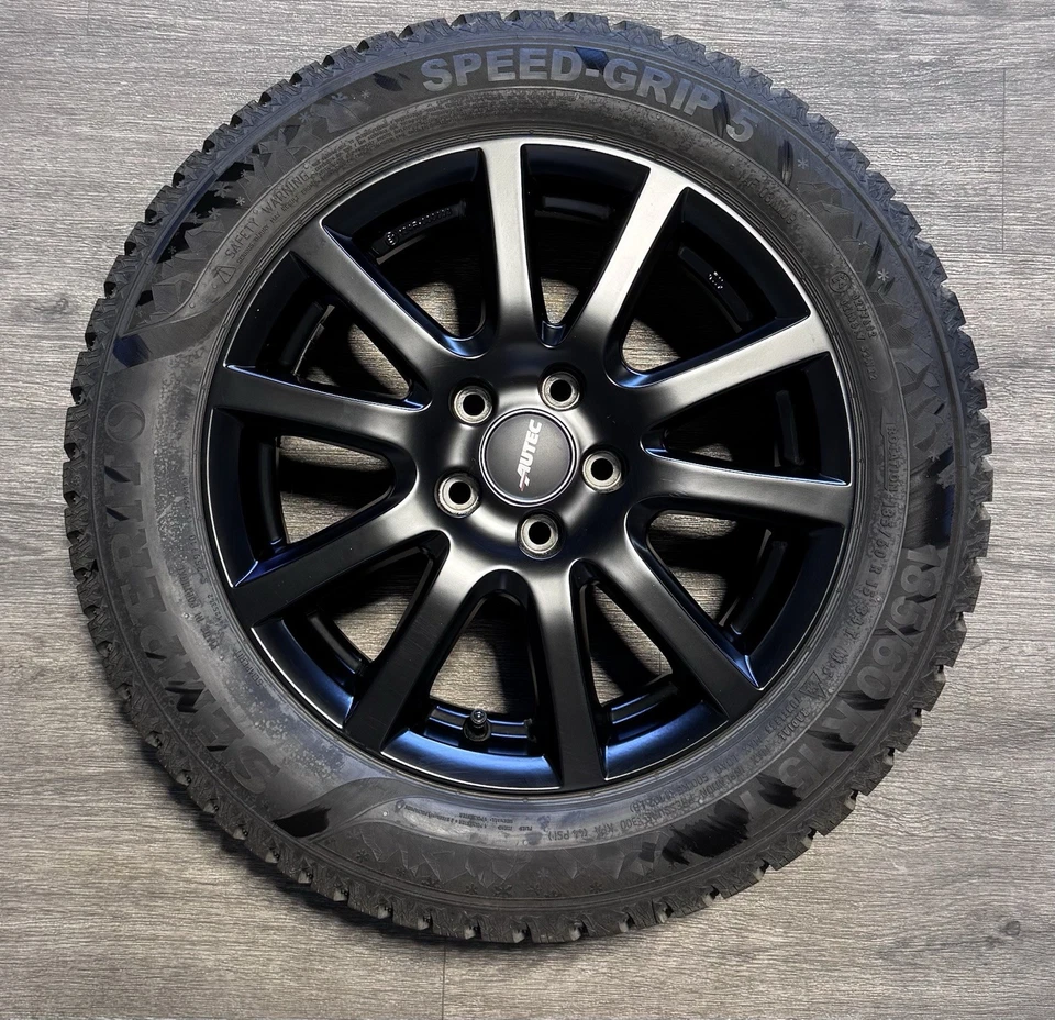 VW Polo 6r / 15 Zoll Autec Zubehör Winterkompletträder Inkl. Gutachten ECE R124 - Bild 4 von 4