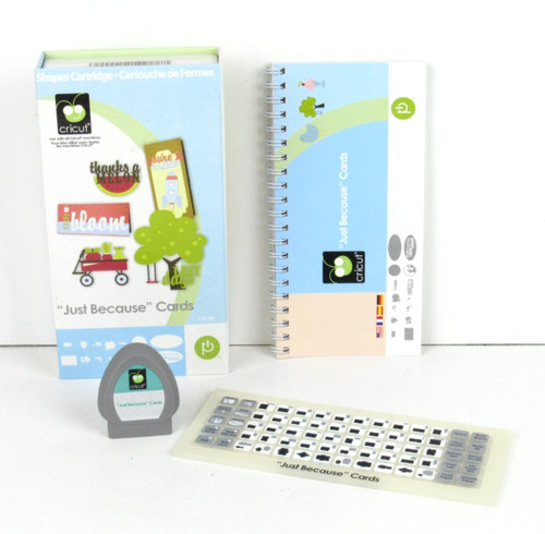 Cricut Just Because Cards Cartridge Provo Craft Unknown Link Status Used