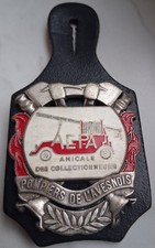 Ciondolo da tasca sul petto, Francia, Associazione dei collezionisti di vigili del fuoco, Avesnois, S-8
