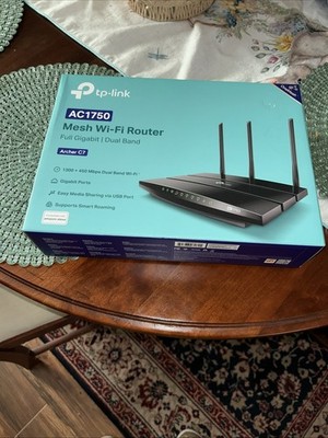 TP-Link Archer A7 AC1750 Wireless Dual-Band Gigabit Router - Black