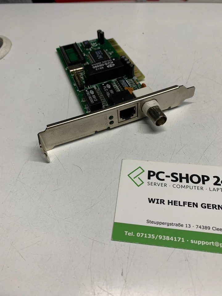 PCI BNC RJ-45 LONGSHINE PCI NETZWERKKARTE LCS-8034TB ETHERNET - Bild 3 von 3