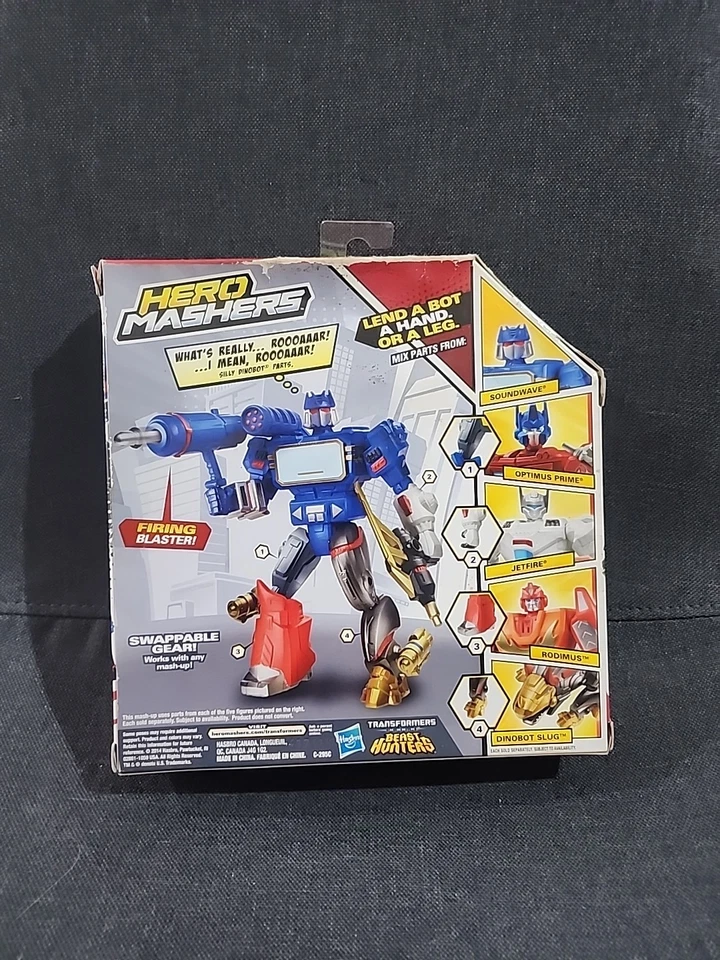 Transformers Hero Mashers Decepticon SOUNDWAVE Mash-Up Hasbro 2014 - Image 4 of 4