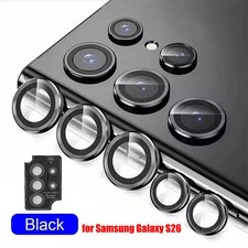 For Samsung GalaxyS26 S25 S24 S23 S22 Ultra 5G Metal Rings Camera Lens Protector