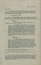 FRANKLIN D. ROOSEVELT - DOCUMENT SIGNED 04/02/1940
