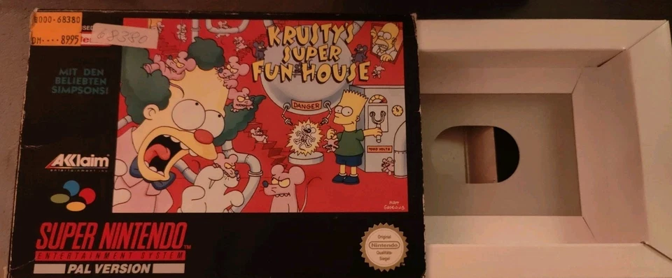 Krusty`s Super Fun House (Super Nintendo) SNES Spiel in OVP leer- GUT - Bild 3 von 3