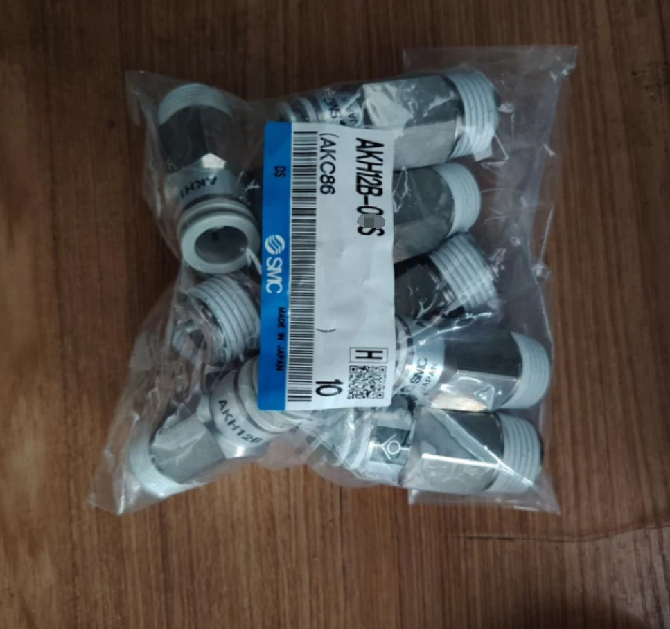10PCS/1Bag New SMC AKH12B-03S AKH12B03S Fittings Free Ship