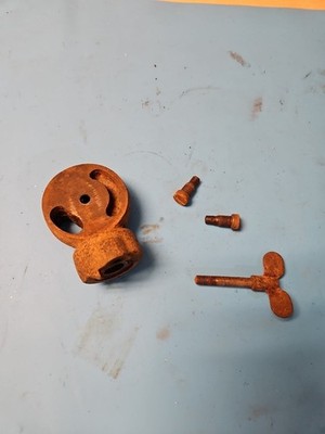 Antique Emerson Fan Parts Neck Piece With Screws