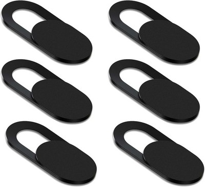 6 Pack Webcam Cover Slide 0.027in Ultra Thin for Laptop, Desktop, Smartphone