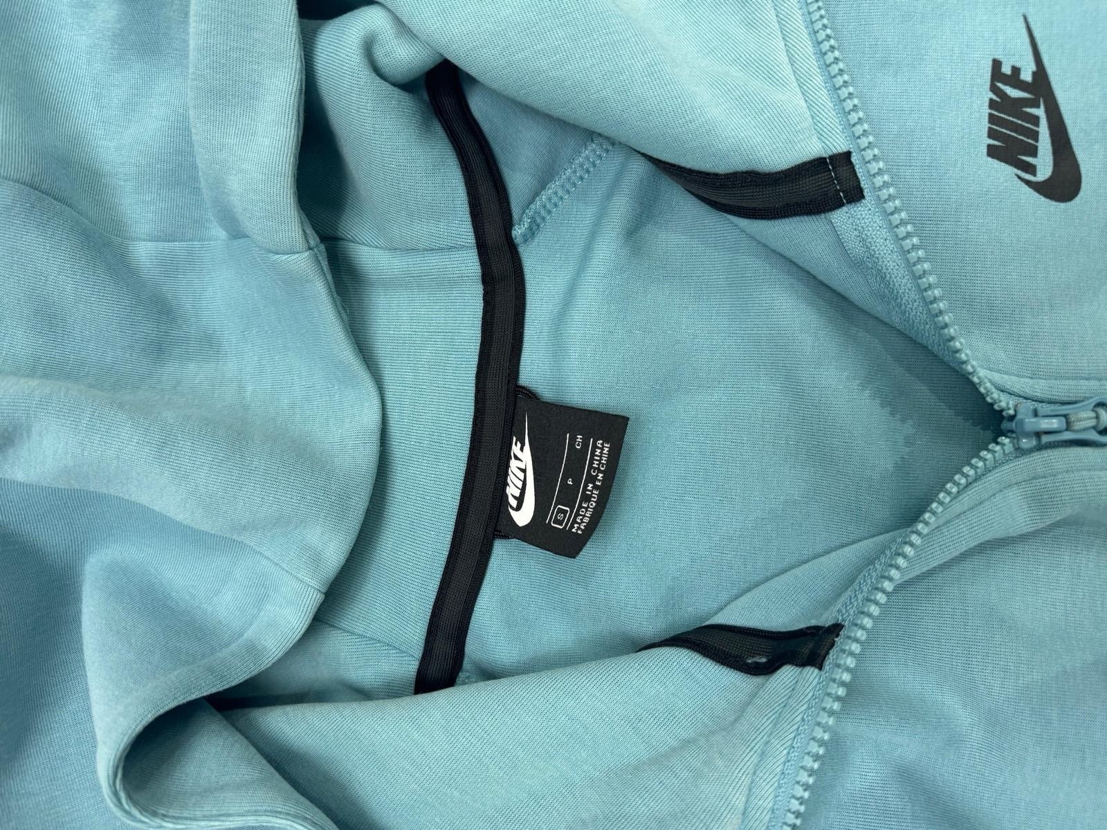 Men’s Nike Tech Fleece Full Tracksuits Hoodie Joggers Small Old Season Baby Blue image 5