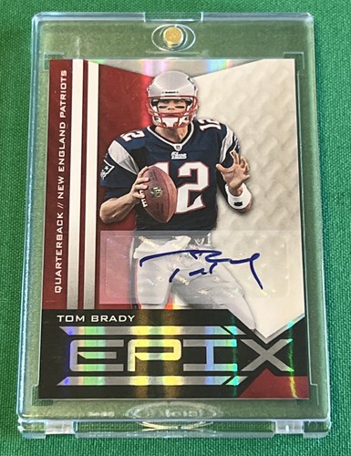 Tom Brady 2010 Panini EPIX Auto Autograph #41 🔥 8/10 🔥 New England Patriots