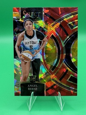 2024 Panini Select WNBA Angel Reese Red Ice Prizms RC Premier Level Sky #147