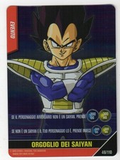 figurina CARD DRAGON BALL Z SCONTRO FINALE numero 46 ORGOGLIO DEI SAIYAN