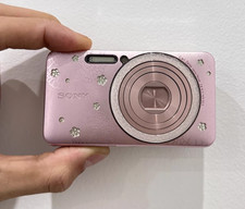 Sony Cyber Shot DSC-W570D Digital Camera 16.1 MP 5x Optical Zoom AF Lock Pink