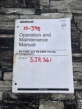 CAT PS-150B & PS-200B Paving Compactor Operation And Maintenance Manual KEBU6884