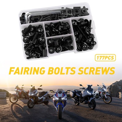 177pcs Fit For Yamaha Motorcycle M6 M5 Complete Fairing Bolts Kit Screws Nut Set