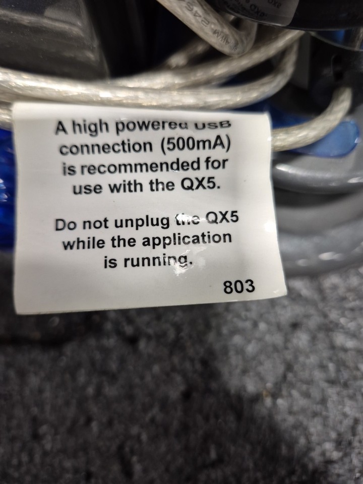 USB DIGITAL MICROSCOPE PC COMPUTER INTEL DIGITAL BLUE QX5 10X 60X 200X ...