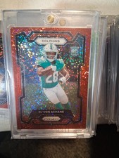 2023 Red Glitter Prizm Devon Achane