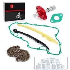 Cam Timing Chain & Guides Tensioner Kit For Honda TRX450R 06-09 TRX450ER 06-2014