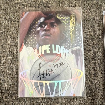 Collector's Edge Impulse Pro Signatures Felipe Lopez autographed #6 Basketball