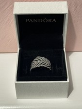 Pandora  Feather Ring Size 54 authentic 925 ale