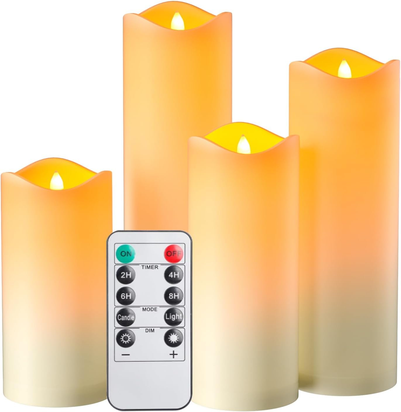 Set Candele LED Senza Fiamma Professionali Ricaricabili | Design Minimal