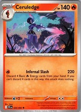 Ceruledge 020/094 Uncommon Phantasmal Flames Pokemon Near Mint