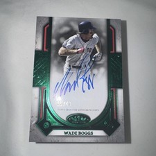 Wade Boggs Auto 2024 Topps Tier One Prime Per...