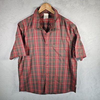 Jack Wolfskin Hemd Herren Shirt Gr. XL Mierfarbe Shirt Outdoor Sports Kurzarm 