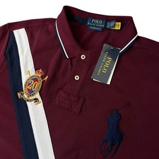 Polo Ralph Lauren Custom Slim Fit Big Pony Mesh Polo Shirt Size XL 138