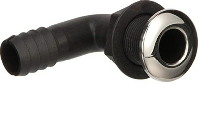 Seachoice 18561 Durchbruch Mit Edelstahlabdeckung 1-1/8'' Schlauch 90 Grad