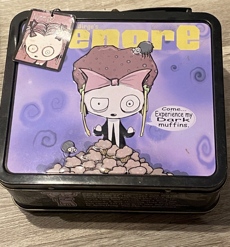 2001 Lenore The Cute Little Dead Girl Roman Dirge Lunchbox With Tag
