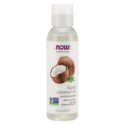 NOW FOODS, COCONUT OIL 100% Pure Haut Gesundheit 4oz 118ml SUPER PREIS