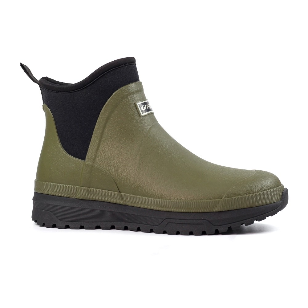 Grisport Mens Mudmate Short Wellies RRP£45 Green Wellington