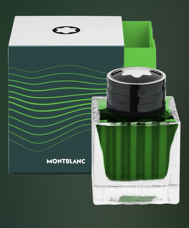 New in Box MontBlanc StarWalker Polar Green Ink Bottle 50ml 134410