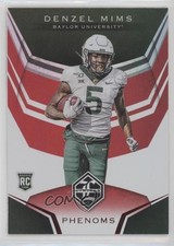 2020 Panini Chronicles Draft Picks Limited Phenoms Mirror Red Denzel Mims he4