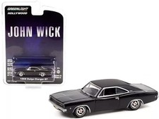Greenlight 1/64 Dodge Charger R/T 1968 Black (From The Movie John Wick) Greenli_