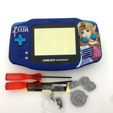 Dark Blue ZELDA THE LEGEND OF GBA Housing Case GameBoy Advance Shell cover Kits