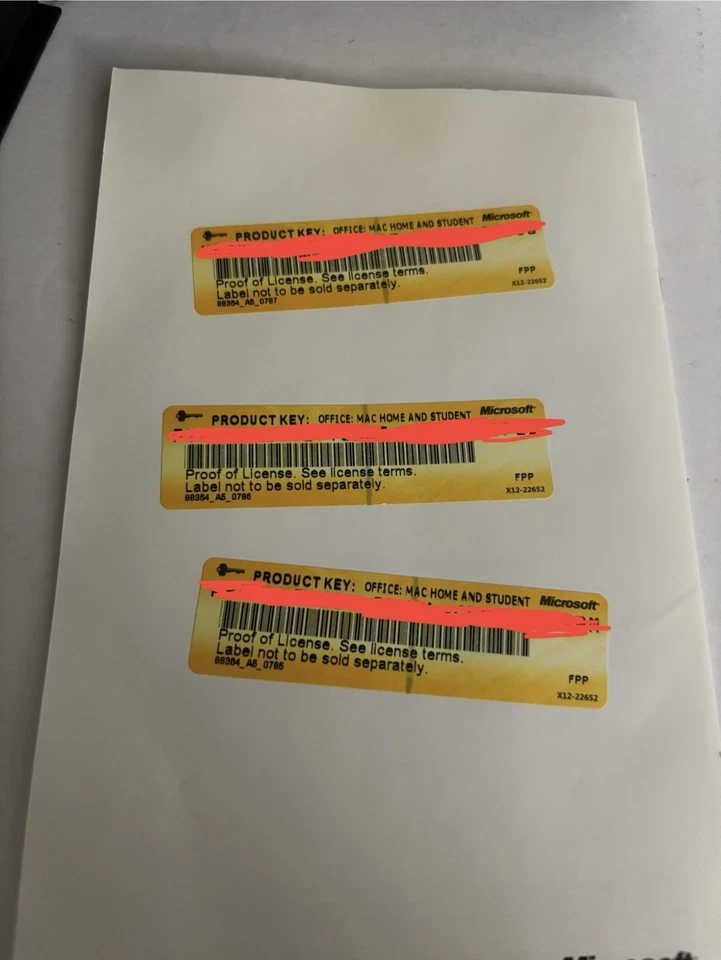 Microsoft Office Mac 2008 Home & Student Service Desk 3 Codes - Near Mint Disc - Image 3 of 4